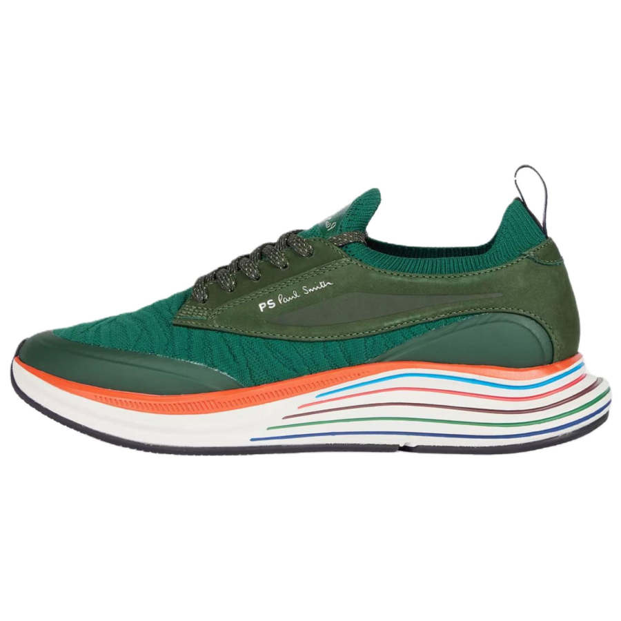 PS By Paul Smith VOLT Leather Low top Casual Shoes Men's Green