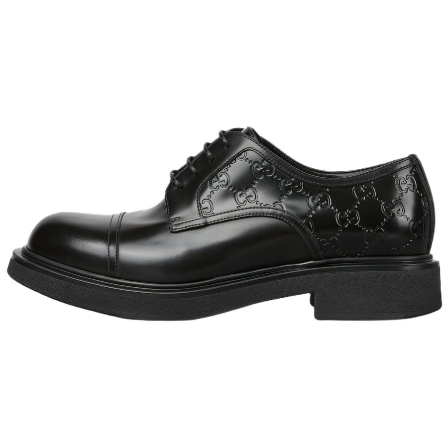 GUCCI GG Casual Shoes 2cm Men's Black