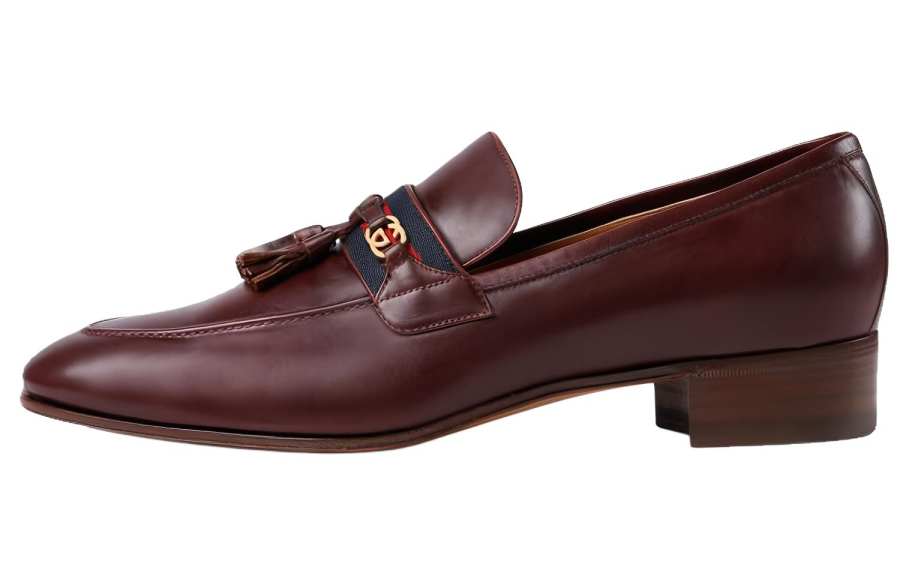 GUCCI GUCCI Interlocking High Heels Men's Burgundy