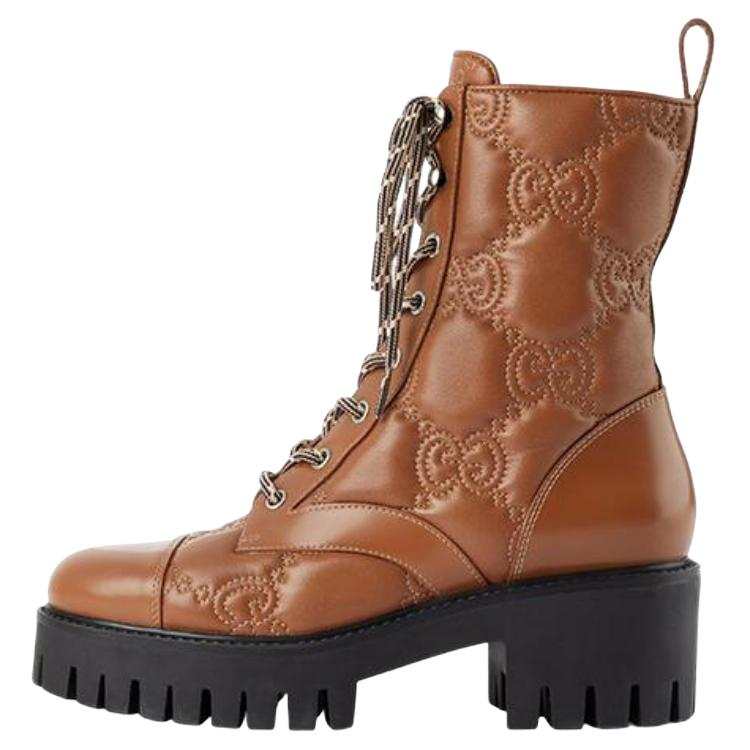 GUCCI GUCCI GG Quilted Ankle Boots
