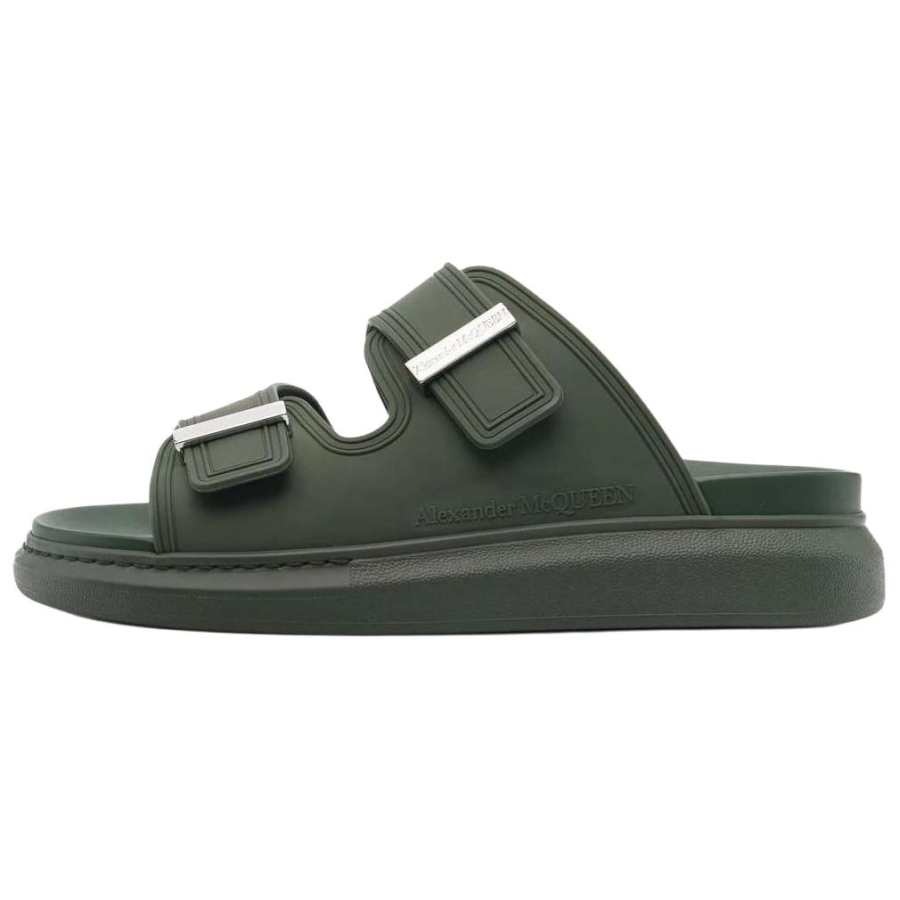 Alexander McQueen Hybrid Odor Resistant Odor Resistant Slide Slippers Men's Green