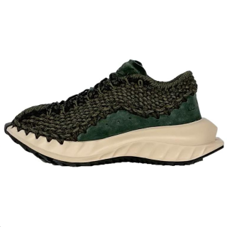 Valentino Leather Low top Casual Shoes Men's Green