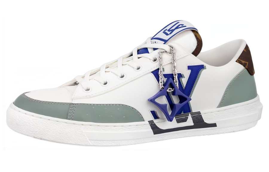 LOUIS VUITTON Charlie Sneakers 'White Green Blue'