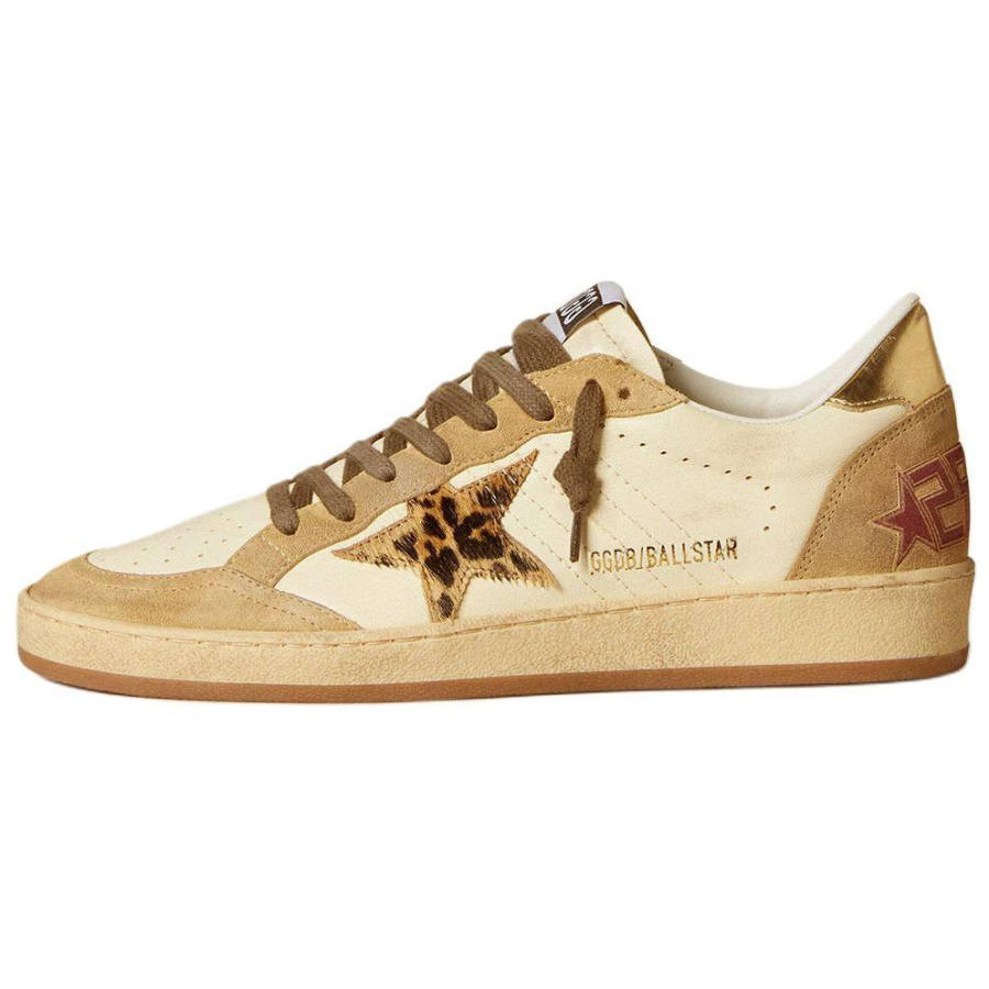 Golden Goose Ball Star Low top Skateboard Shoes Women's Gold