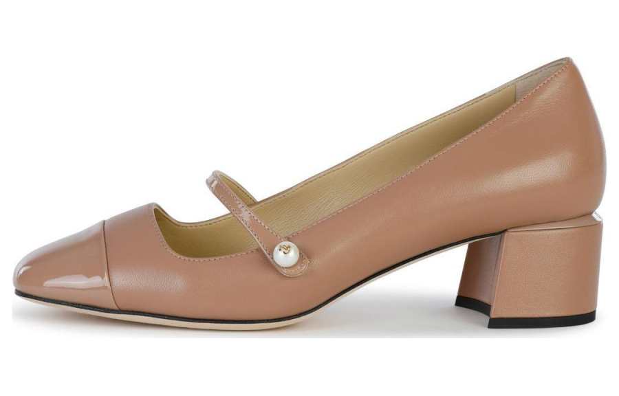Jimmy Choo Pearl-detail Ballerina Shoes