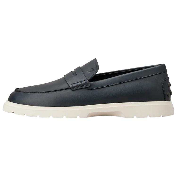 TOD'S TOD'S Slipper Monogrammed Leather Loafers