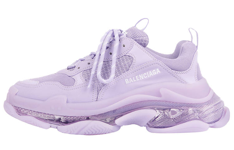 Balenciaga Triple S Clear Sole Purple Women's