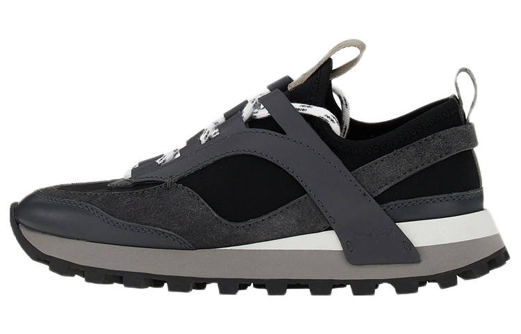 Ferragamo Casual Shoes Women's Low Top Dark Gray