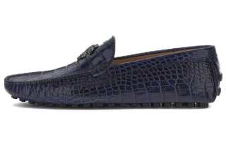 Roberto Cavalli Gommino Loafers Men's Blue