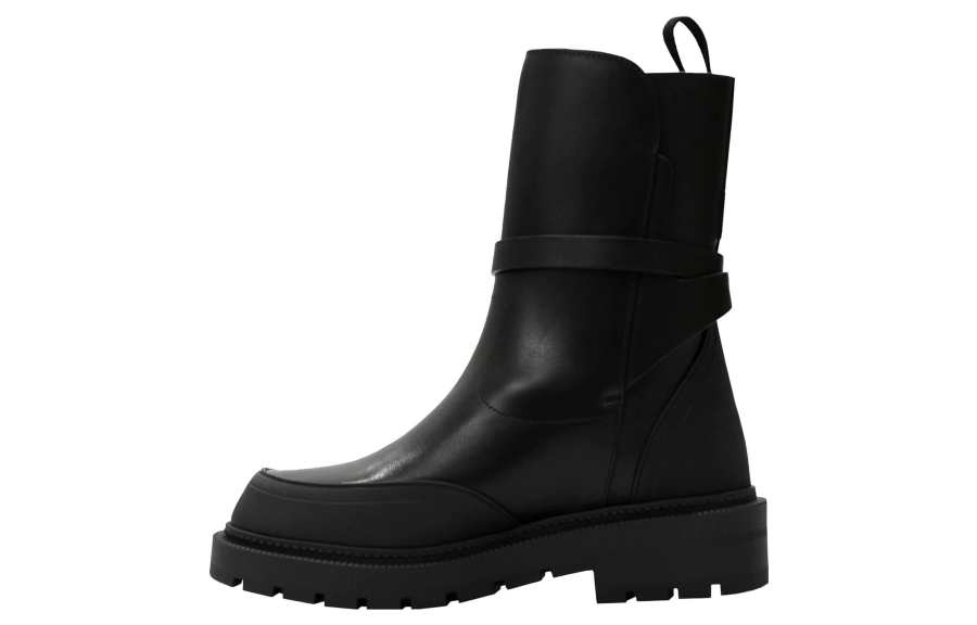 DIOR Empreinte Leather Ankle Boots Women's Black