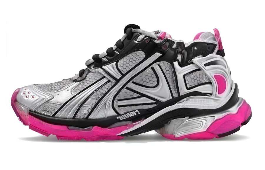 Balenciaga Runner 'Silver Black Pink' Women's