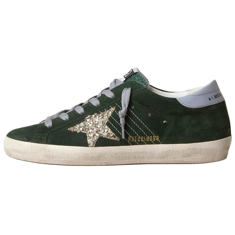 Golden Goose Super Star Low top Skateboard Shoes Women's Green