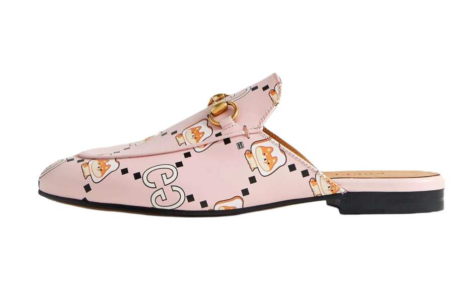 GUCCI Closed Toe Slippers Women's Light Pink