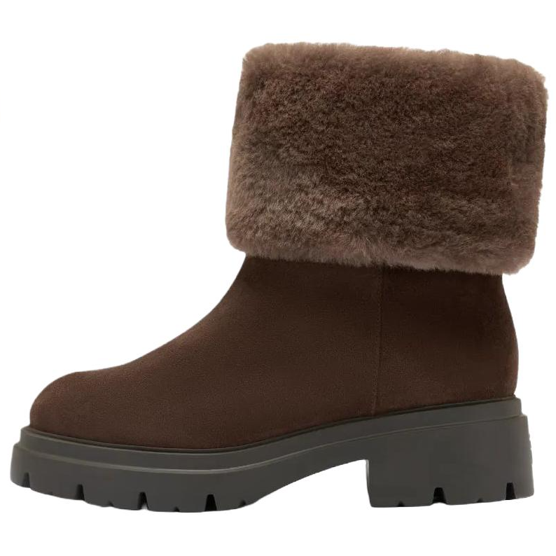 Stuart Weitzman Stuart Weitzman/SW HUDSON Short Snow Boots 5CM Women's Brown