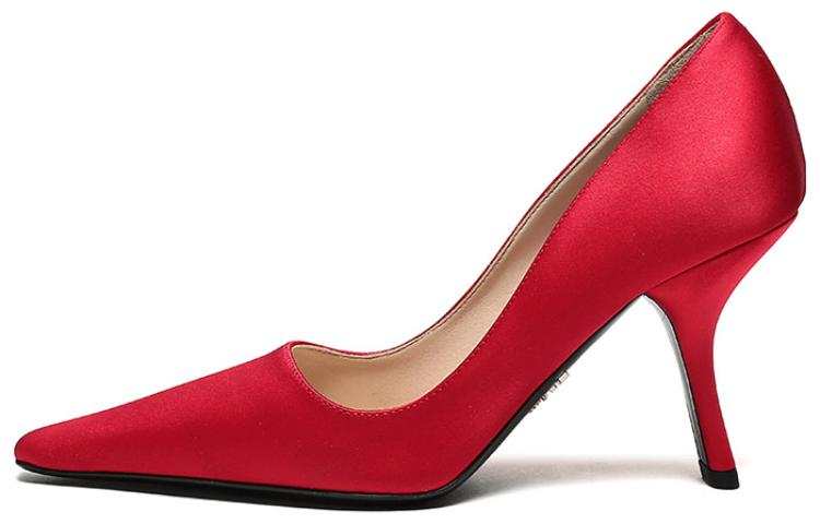 PRADA PRADA Satin Pumps 'Fiery Red' Women's