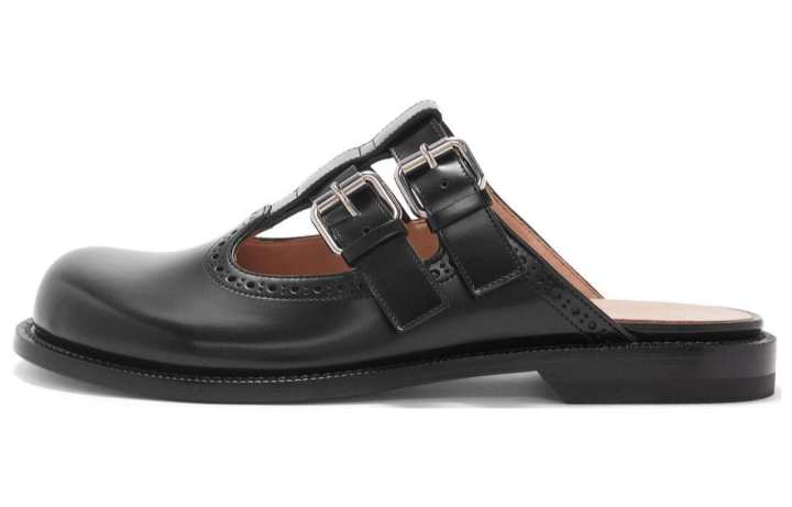 LOEWE LOEWE Campo Mary Jane Mule Black Women's