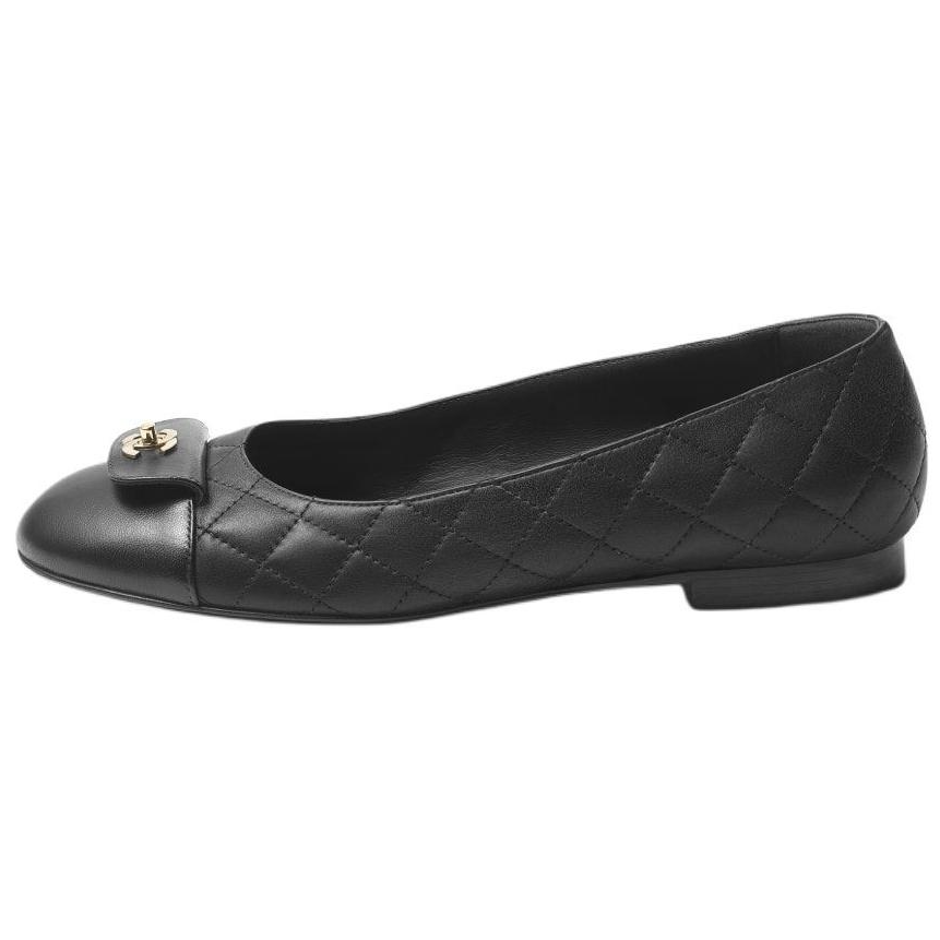 CHANEL 24B Casual Shoes Women's Black