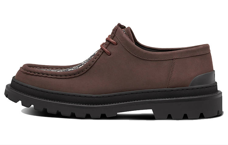 DIOR DIOR Explorer Leather Casual Leather Shoes Men's Brown