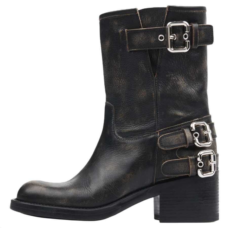 Chloé Chloe Dakota Ankle Boots 6CM Women's Black