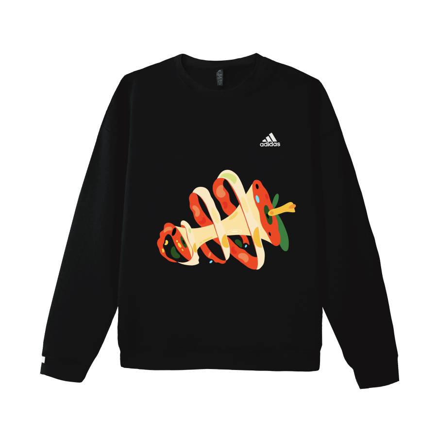 Adidas Adidas LABEL Sweatshirts Unisex Black Crew Neck Thickened Regular