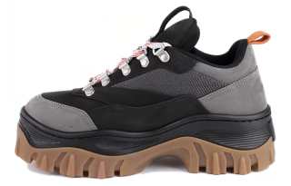 MSGM Lightweight Low top Casual Shoes Women's Black Gray Brown