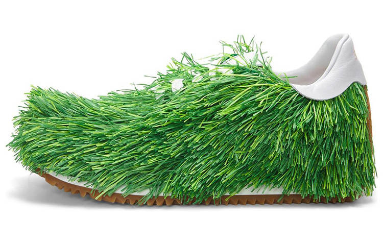 LOEWE Grass Shoes Low top Casual Shoes Men's Green