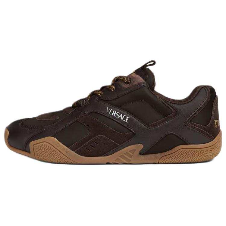 VERSACE Phannapast Galaxia Low top Casual Shoes Men's Brown