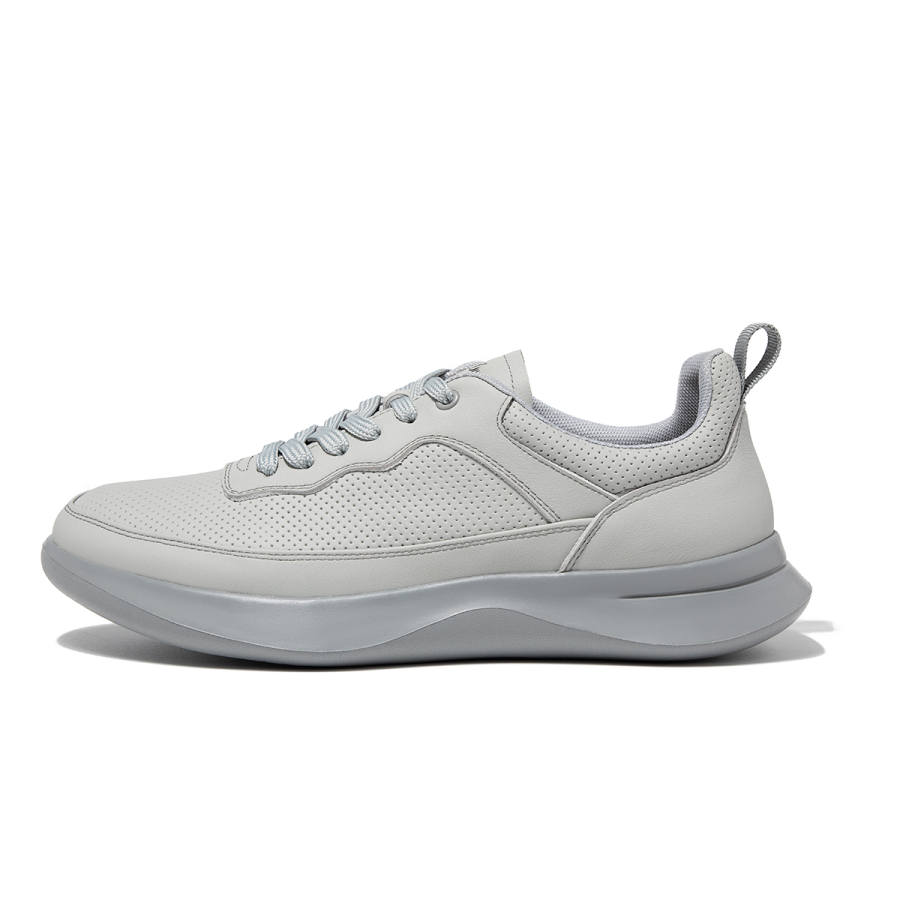 S.T.Dupont S. T.DUPONT Business Shoes Breathable Low top Casual Shoes 3cm Men's Black/Gray