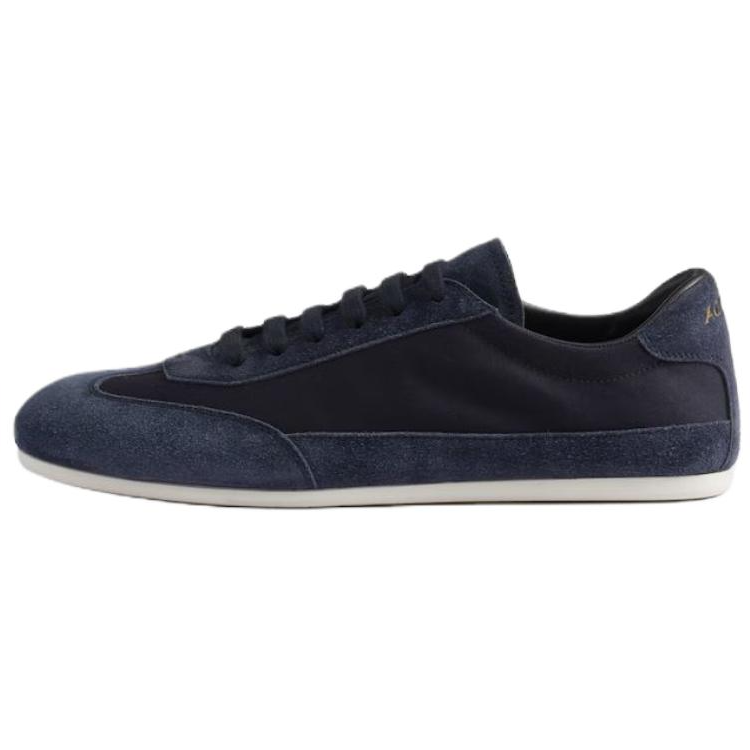 PRADA PRADA Suede Low top Skateboard Shoes Men's Blue