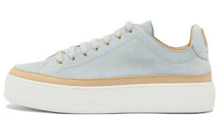 MaxMara Low top Stylish Skateboarding Shoes Women's Sky Blue