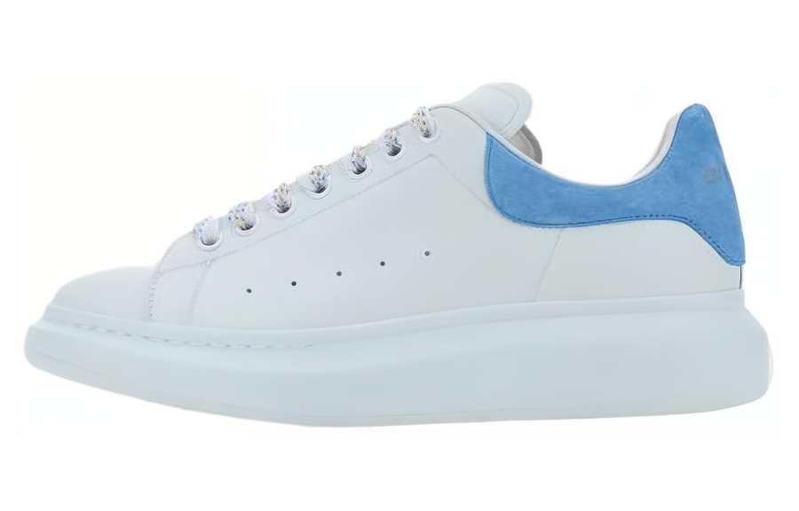 Alexander McQueen Alexander McQueen Oversized White Lapis Blue Suede