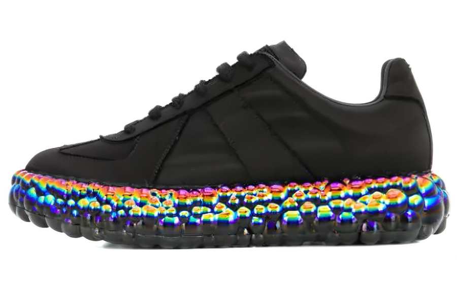 Maison Margiela Replica Low top Stylish Skateboarding Shoes Men's Black