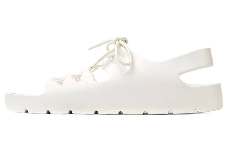 Bottega Veneta Jelly Sandal White