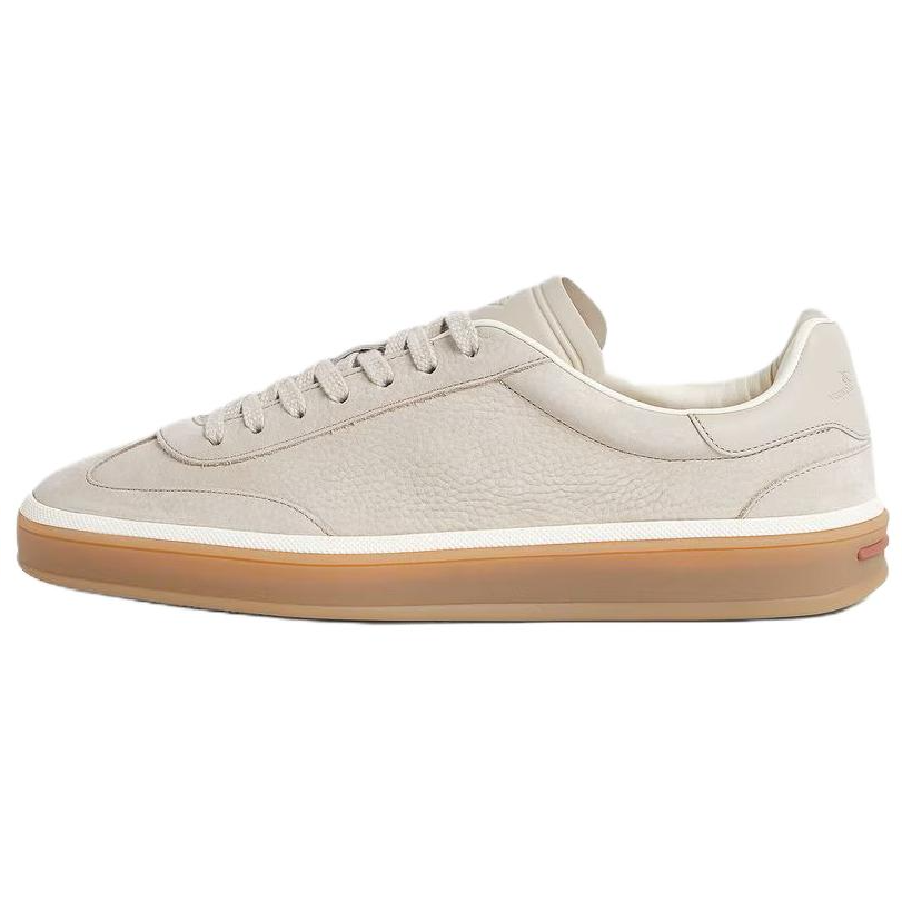Loro Piana Tennis Walk Low top Skateboard Shoes Women's Almond