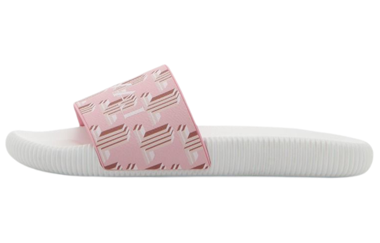 Lanvin Lanvin Monogram Logo-print Open-toe Slides
