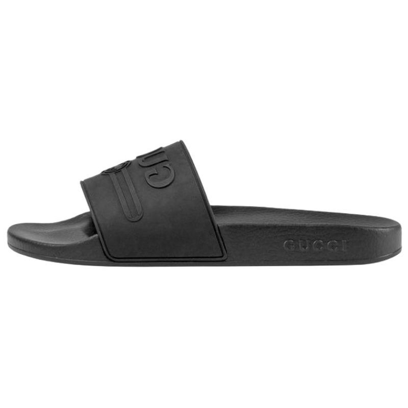 GUCCI GUCCI Rubber Slides Black