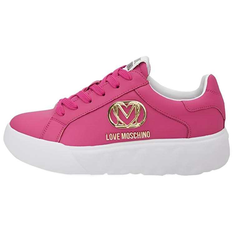 LOVE MOSCHINO Low top Casual Shoes Women's Rose Red