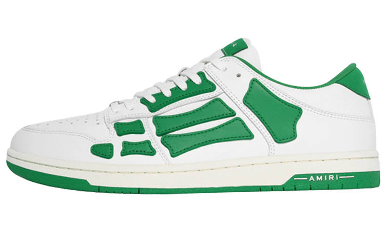 AMIRI AMIRI Skel Top Low White Green