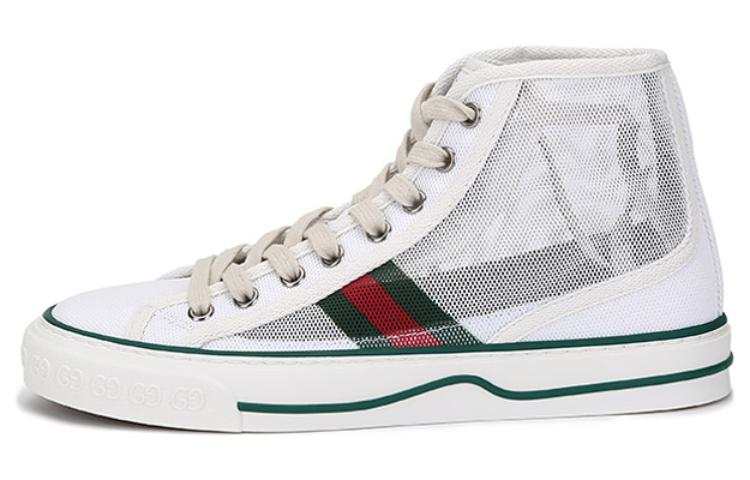 Gucci Wmns Tennis 1977 High 'White Green Red' Women's