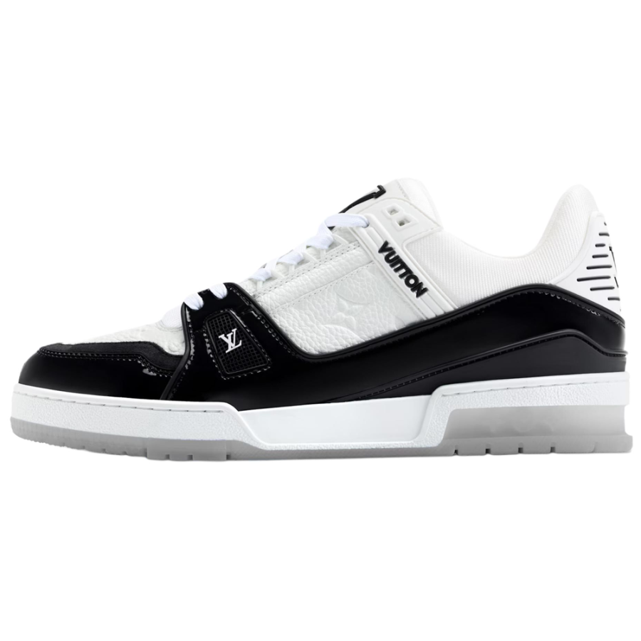 LOUIS VUITTON Trainer Low top Skateboard Shoes Men's Black
