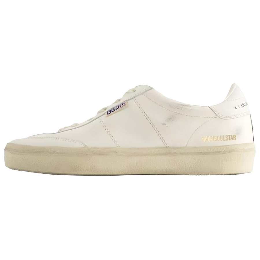 Golden Goose Distressed-effect Leather Sneakers