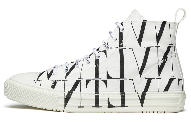 Valentino Giggies GARAVANI High top Skateboard Shoes Men's Black White