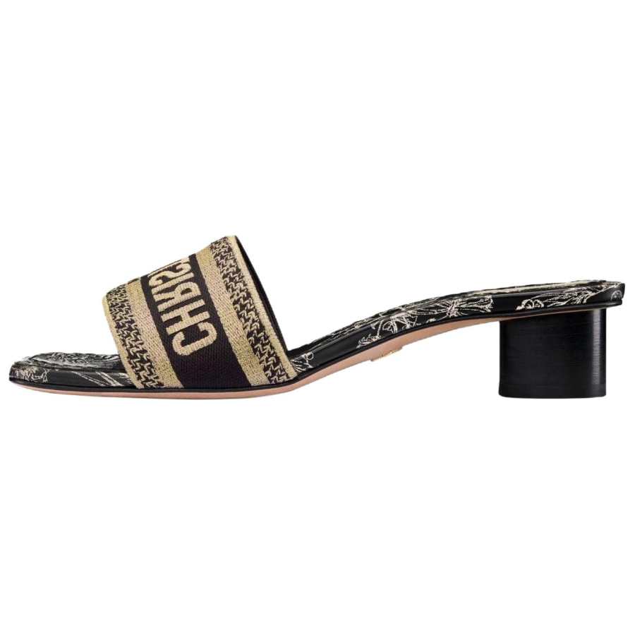 DIOR DIOR Dway Slide Slippers Women's Black