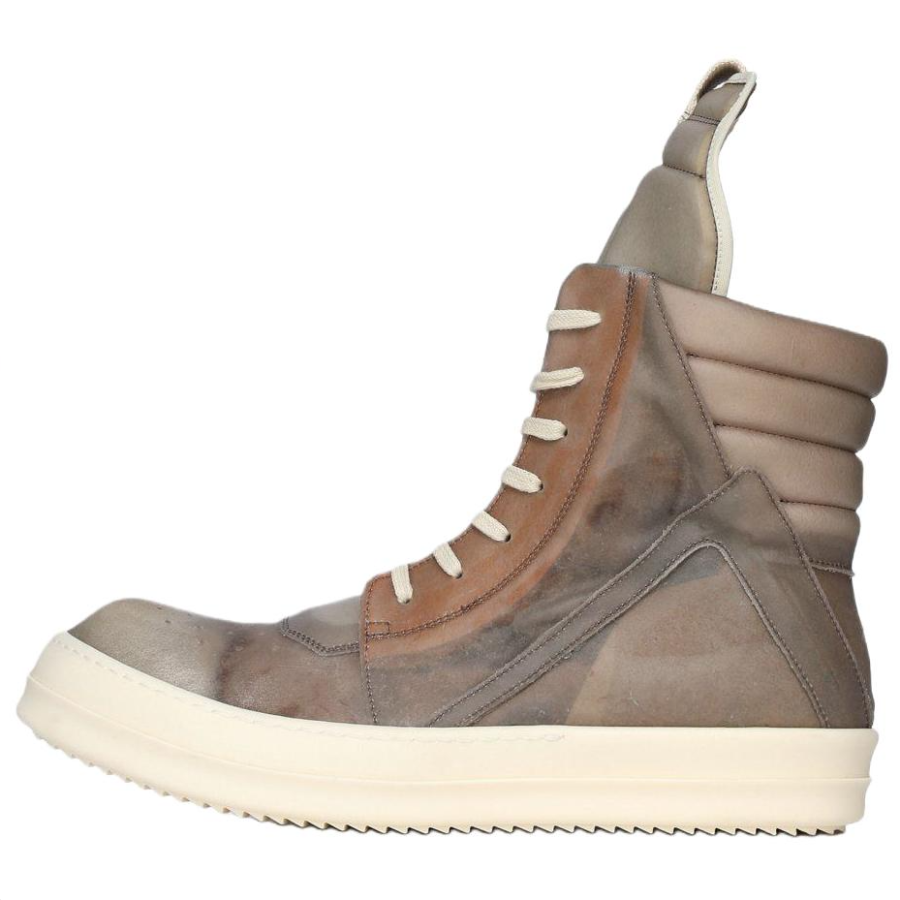 RICK OWENS RICK OWENS/RO Hollywood High top Skateboard Shoes Men's Brown