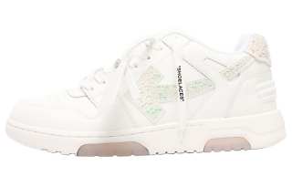 OFF-WHITE OFF WHITE Out Of Office Ooo Low Tops White Strass Arrow