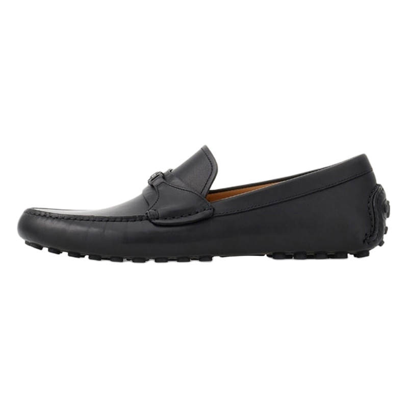 Ferragamo FERRAGAMO Gancini Gommino Loafers Men's Black