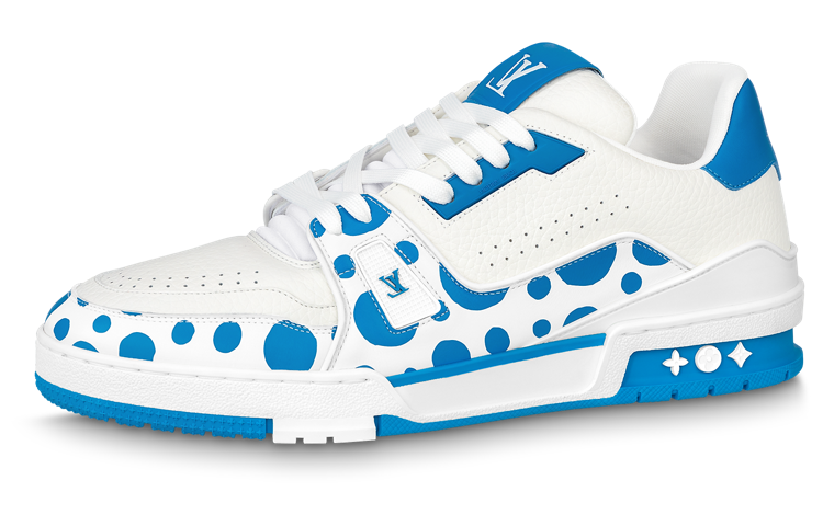 LOUIS VUITTON LOUIS VUITTON X Yayoi Kusama Sneaker 'White Blue'