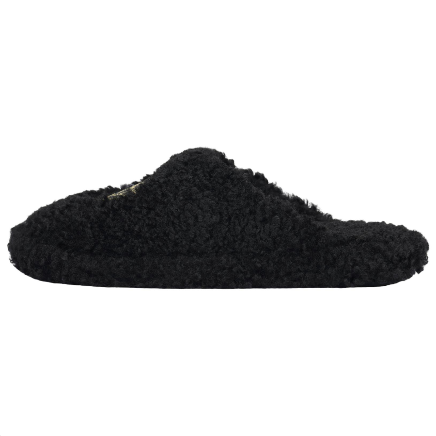 Balenciaga Furry Slide Slippers Women's Black