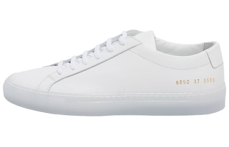 COMMON PROJECTS COMMON PROJECTS Cow Leather, Leather Low top Stylish Skateboarding Shoes Women's White