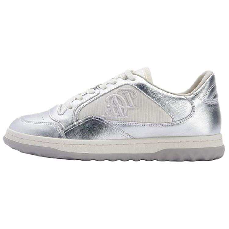 DEGAIA Low top Skateboard Shoes Women's Raw White/Silver